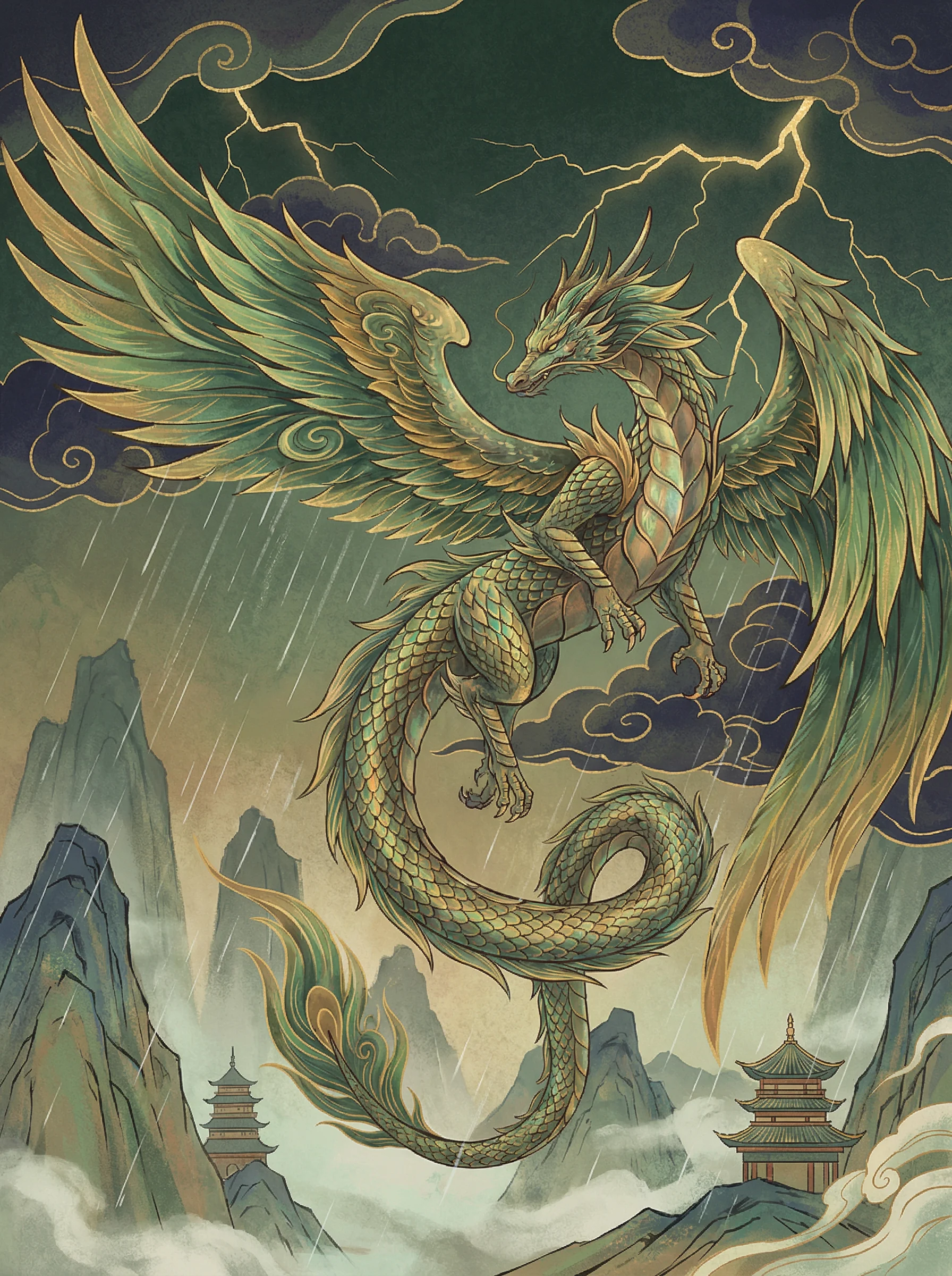 应龙 - h动画在线观看 山海经飞龙动漫